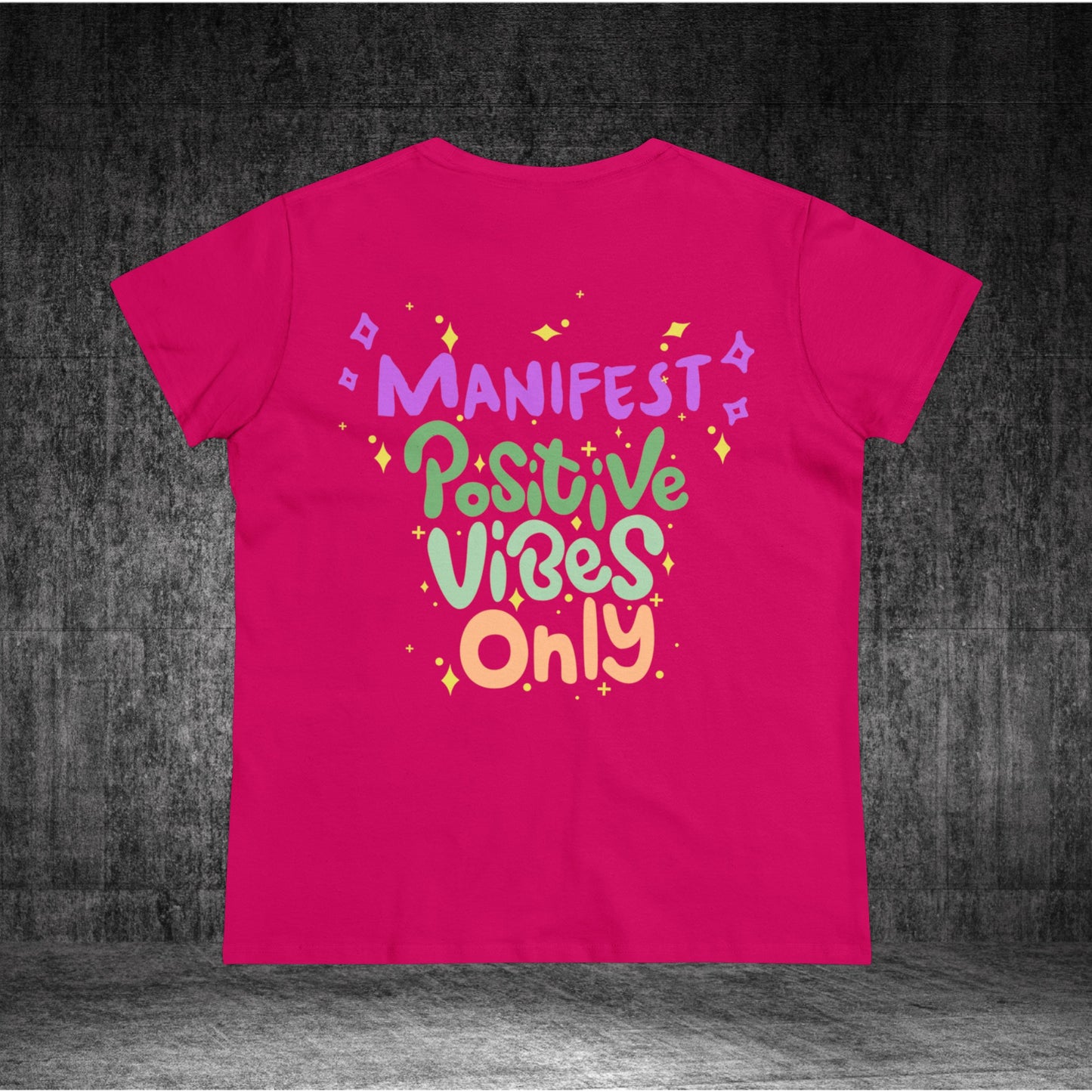 Women's Positive Vibe's Midweight Cotton Tee