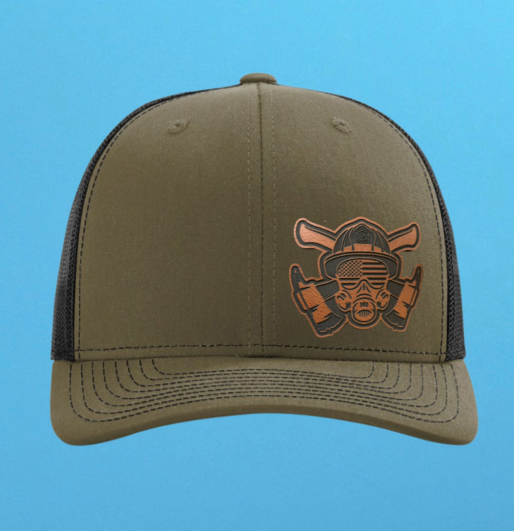 Richardson 112 Firefighter Leather Patch Hat