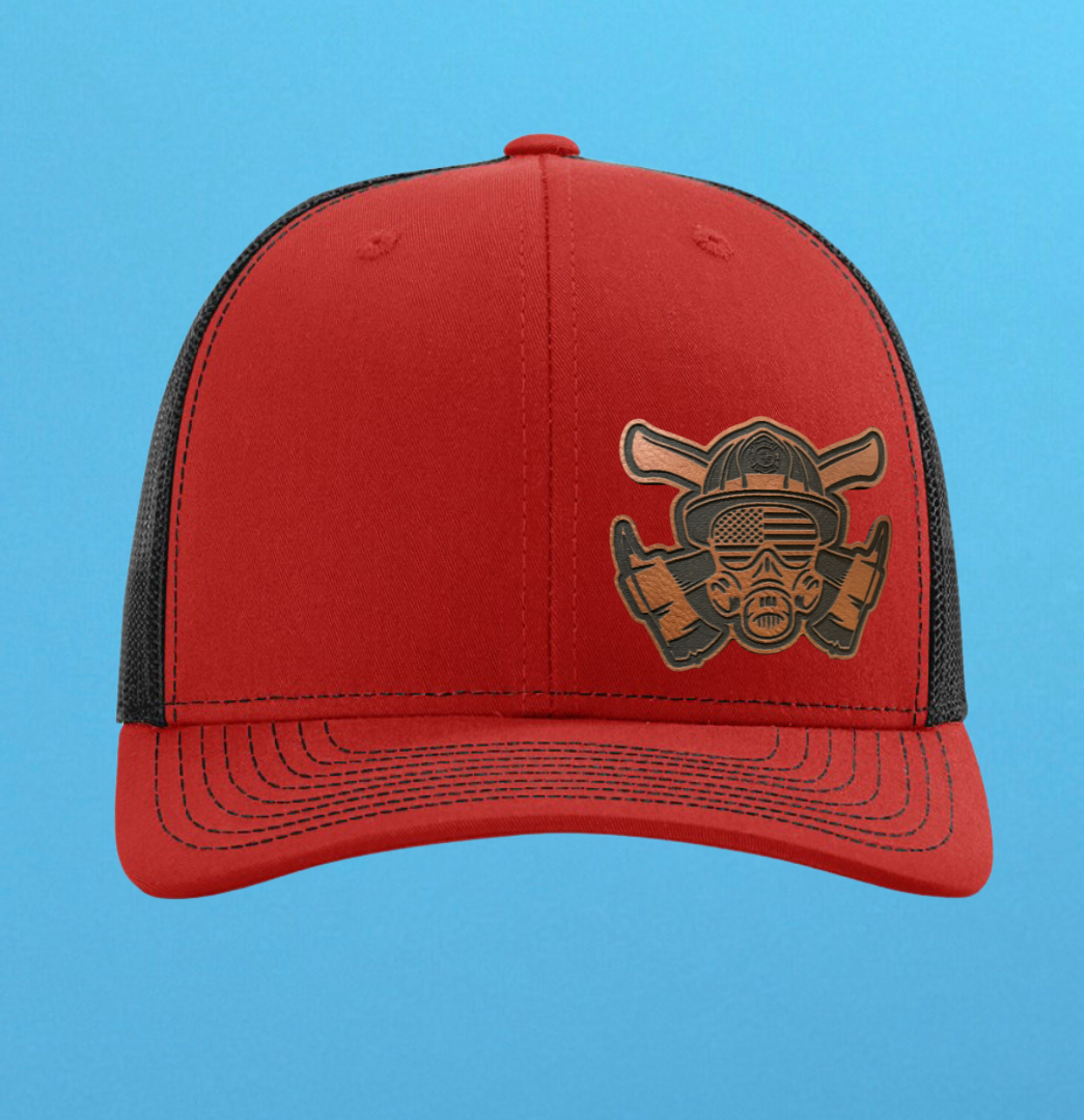 Richardson 112 Firefighter Leather Patch Hat