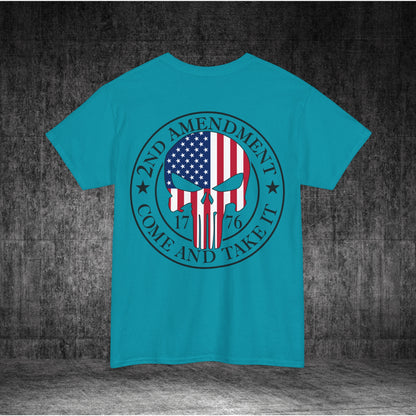 2nd Amendment Skull Heavy Cotton Tee