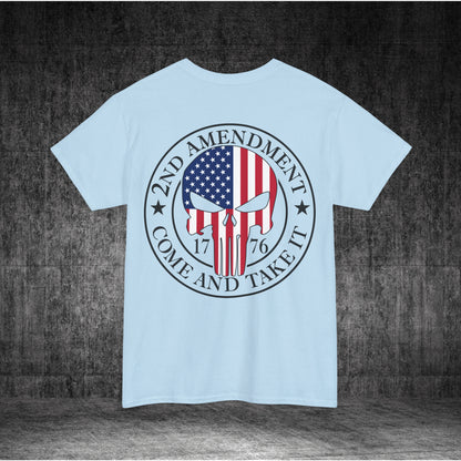 2nd Amendment Skull Heavy Cotton Tee