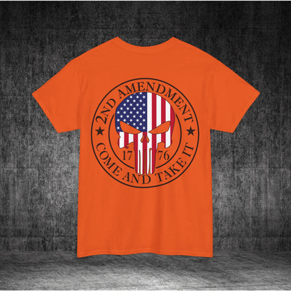 2nd Amendment Skull Heavy Cotton Tee