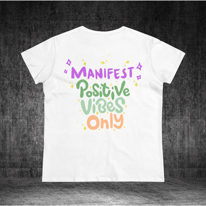 Women's Positive Vibe's Midweight Cotton Tee