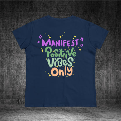 Women's Positive Vibe's Midweight Cotton Tee
