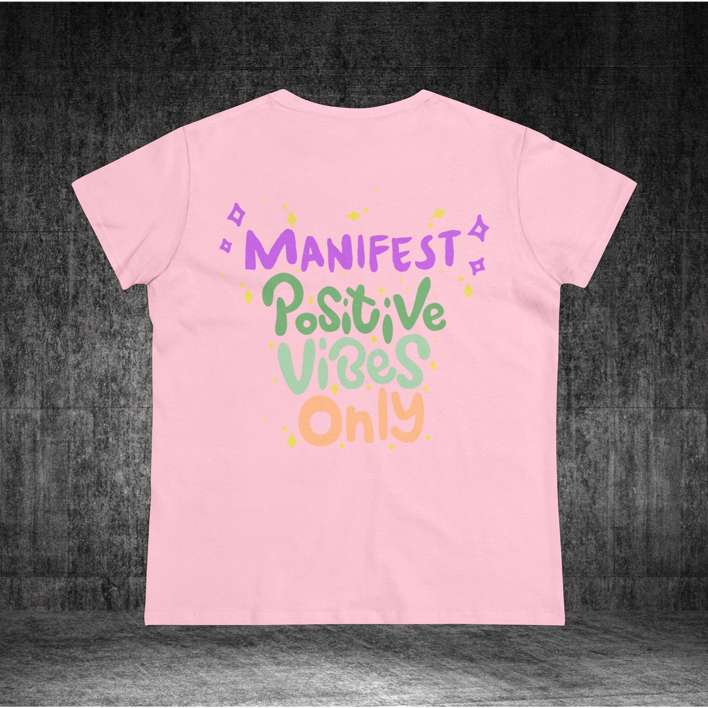 Women's Positive Vibe's Midweight Cotton Tee