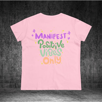 Women's Positive Vibe's Midweight Cotton Tee