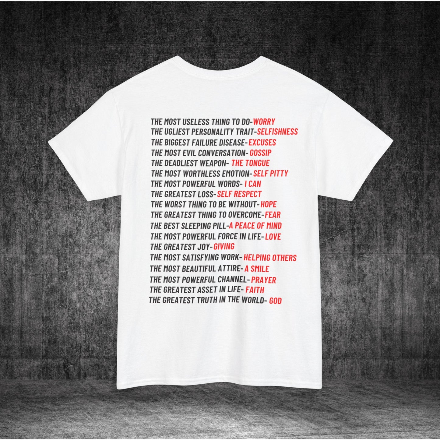 Life Lesson's Heavy Cotton Tee