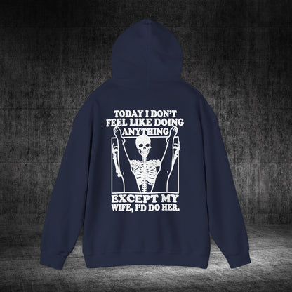 Wife Only Heavy Blend Gildan Hoodie