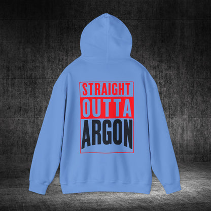 Straight Outta Argon Heavy Blend Gildan Hoodie