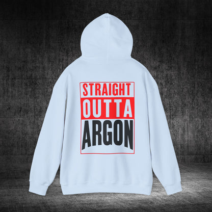 Straight Outta Argon Heavy Blend Gildan Hoodie