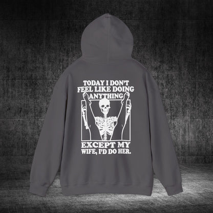 Wife Only Heavy Blend Gildan Hoodie