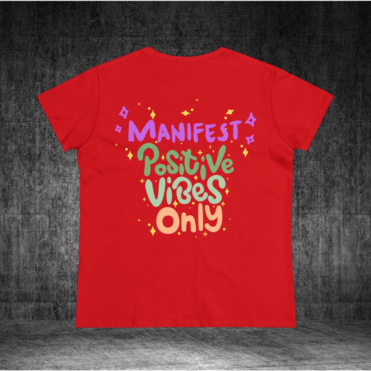 Women's Positive Vibe's Midweight Cotton Tee