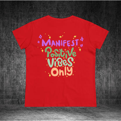 Women's Positive Vibe's Midweight Cotton Tee