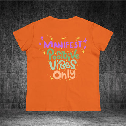 Women's Positive Vibe's Midweight Cotton Tee