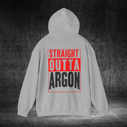 Straight Outta Argon Heavy Blend Gildan Hoodie