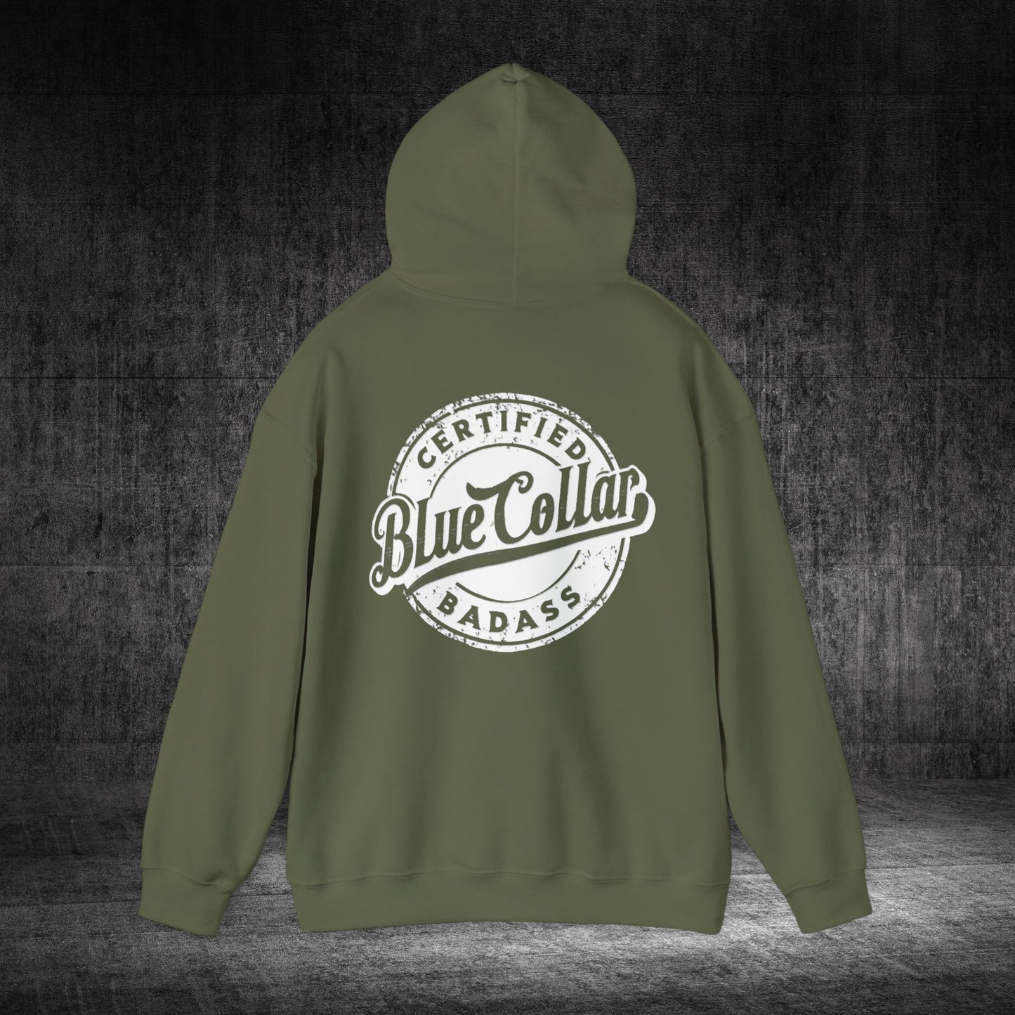 Blue Collar Heavy Blend Gildan Hoodie