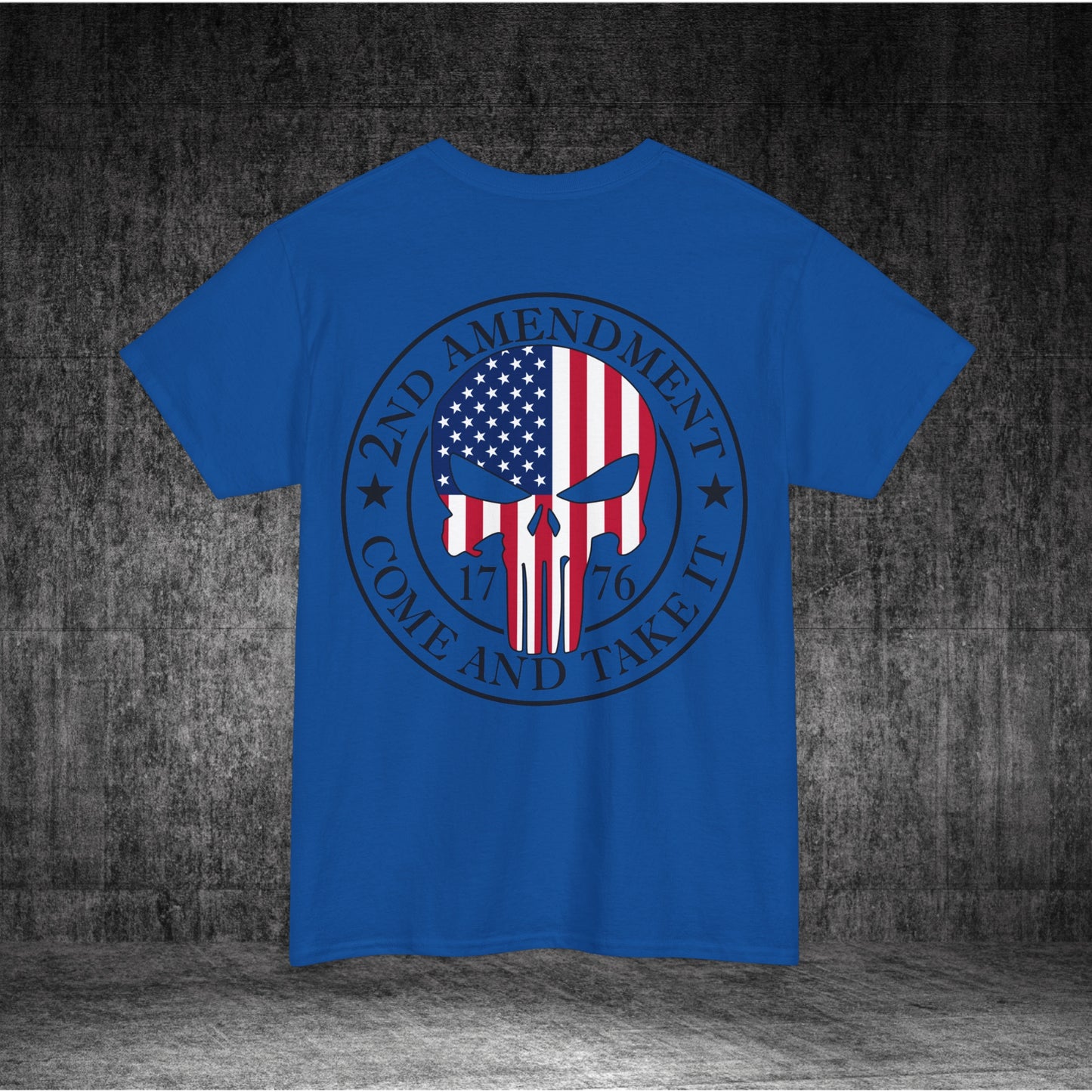 2nd Amendment Skull Heavy Cotton Tee