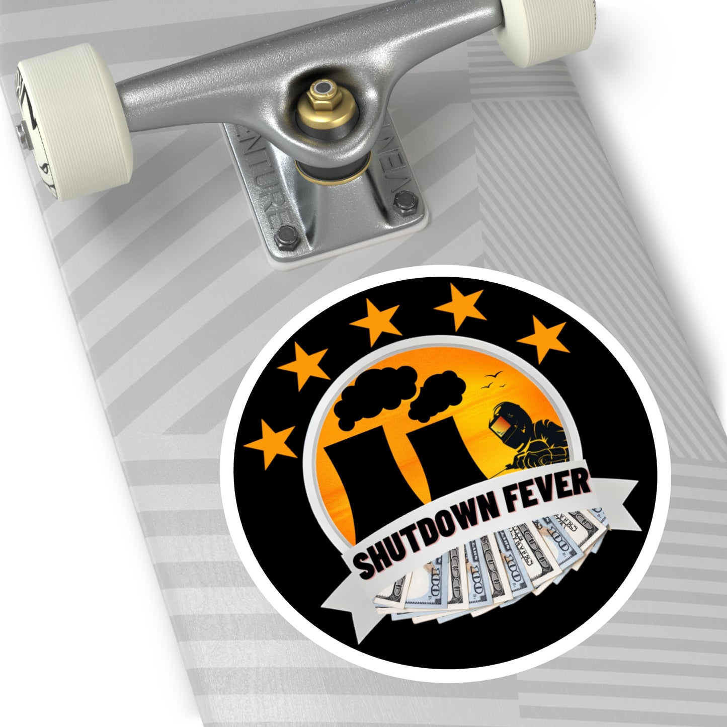 Shutdown Fever Stickers, Indoor\Outdoor