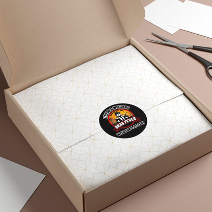 Drag Fever Round Vinyl Stickers