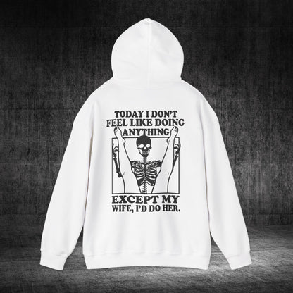 Wife Only Heavy Blend Gildan Hoodie