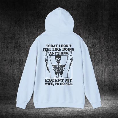 Wife Only Heavy Blend Gildan Hoodie
