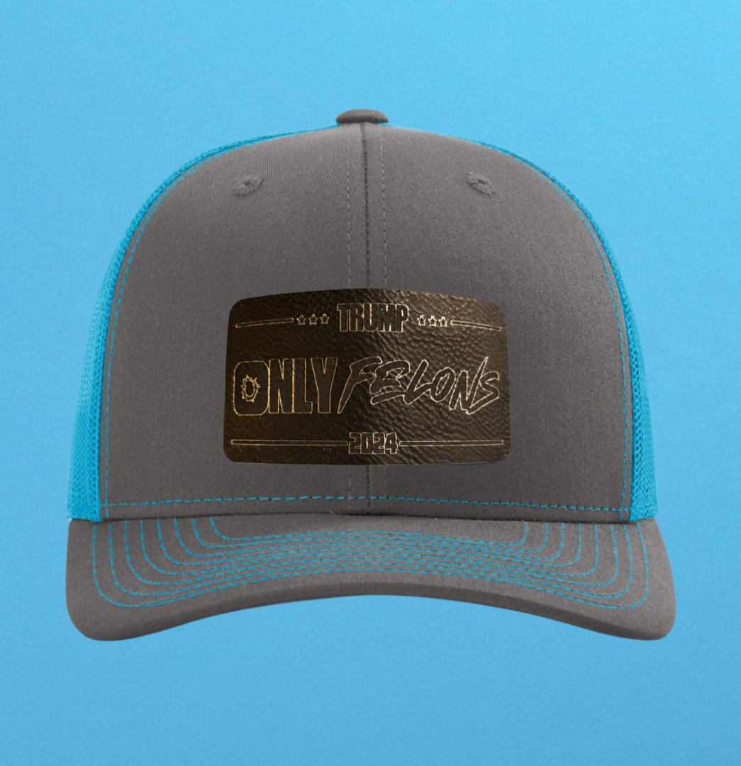 Richardson 112 Only Felons Leather Patch Hat
