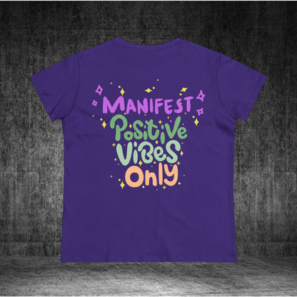 Women's Positive Vibe's Midweight Cotton Tee