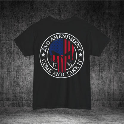 2nd Amendment Skull Heavy Cotton Tee