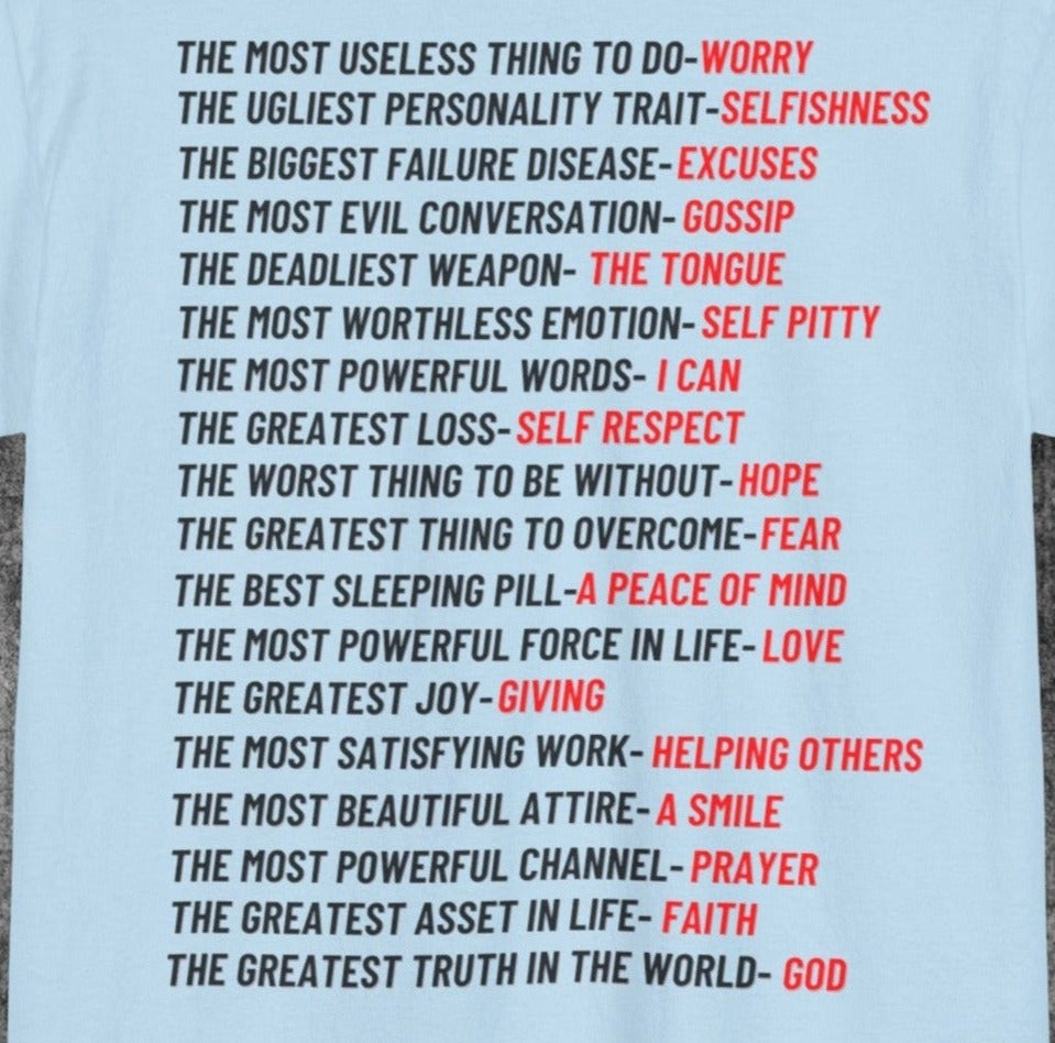 Life Lesson's Heavy Cotton Tee