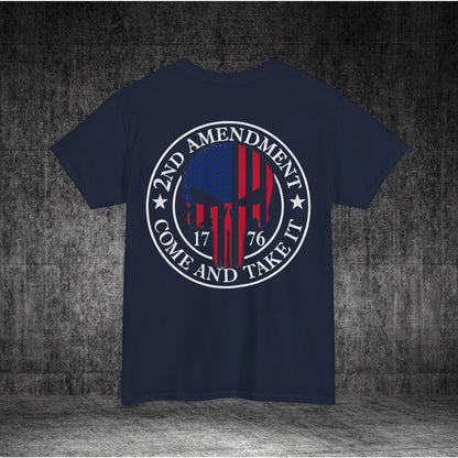 2nd Amendment Skull Heavy Cotton Tee