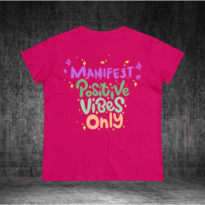 Women's Positive Vibe's Midweight Cotton Tee