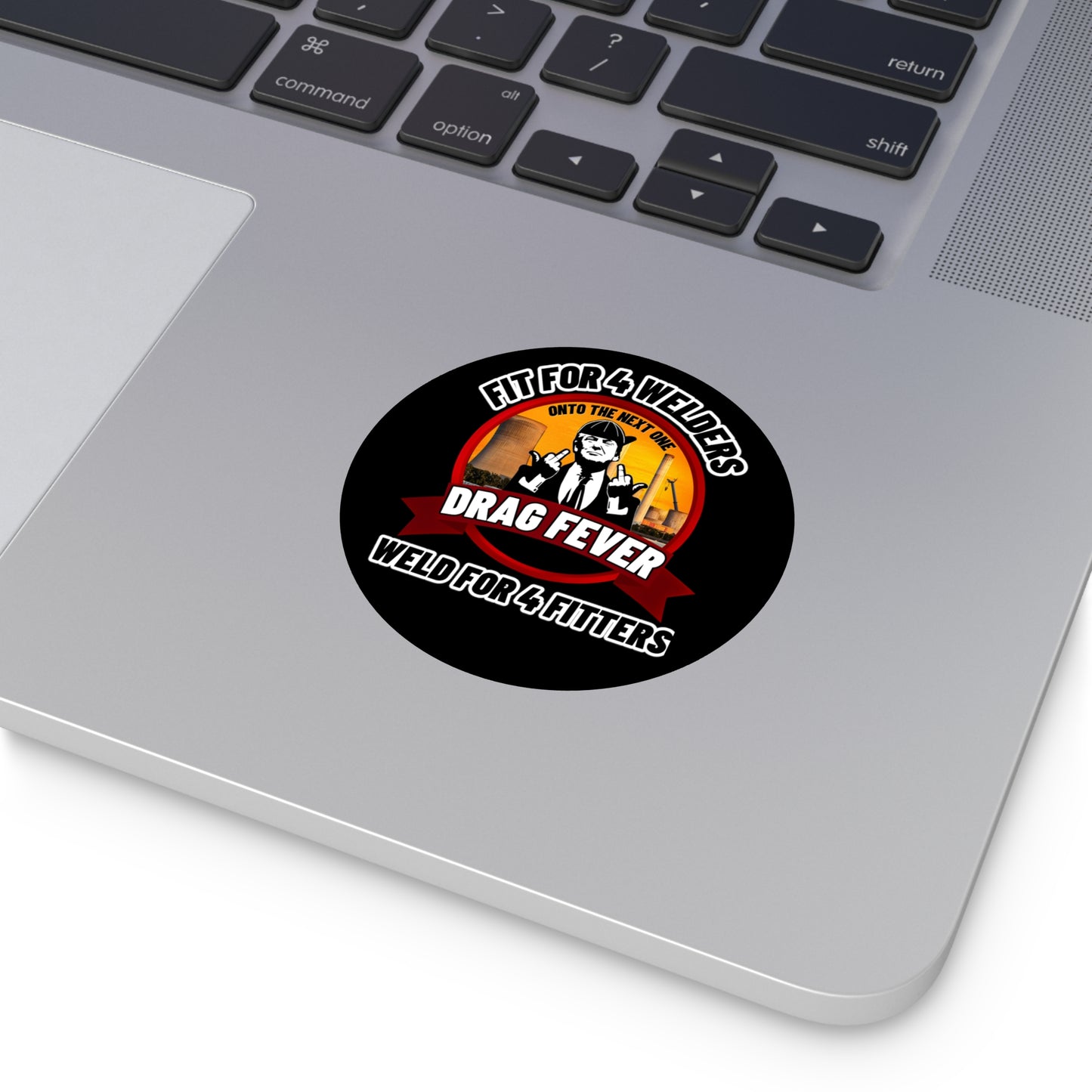Drag Fever Round Vinyl Stickers