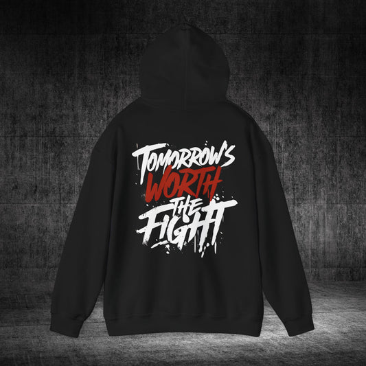 Tomorrow’s Worth The Fight Heavy Blend Gildan Hoodie