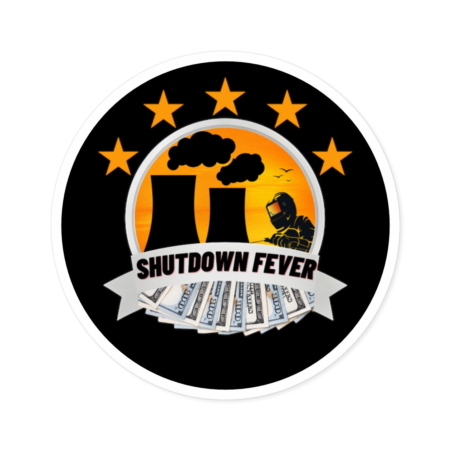 Shutdown Fever Stickers, Indoor\Outdoor
