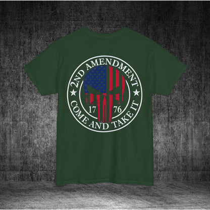 2nd Amendment Skull Heavy Cotton Tee