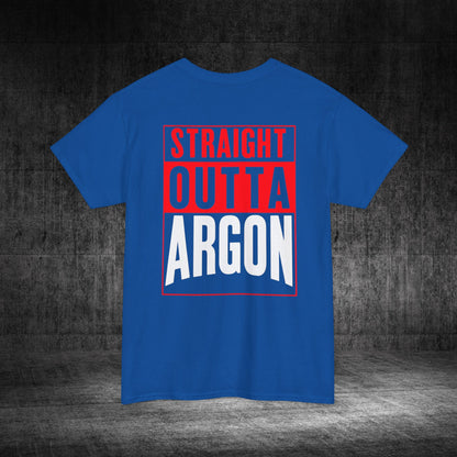 Straight Outta Argon Heavy Cotton Tee