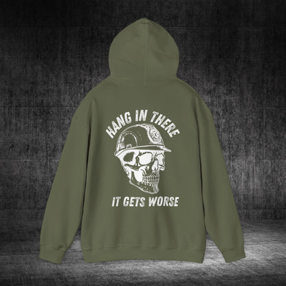 Hang In There Heavy Blend Gildan Hoodie