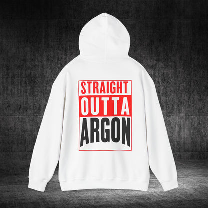 Straight Outta Argon Heavy Blend Gildan Hoodie