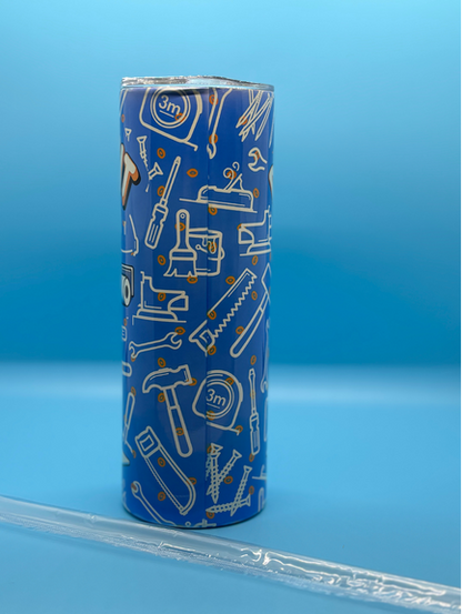 Doing Dad Shit 20-Ounce Skinny Stainless Steel Tumbler