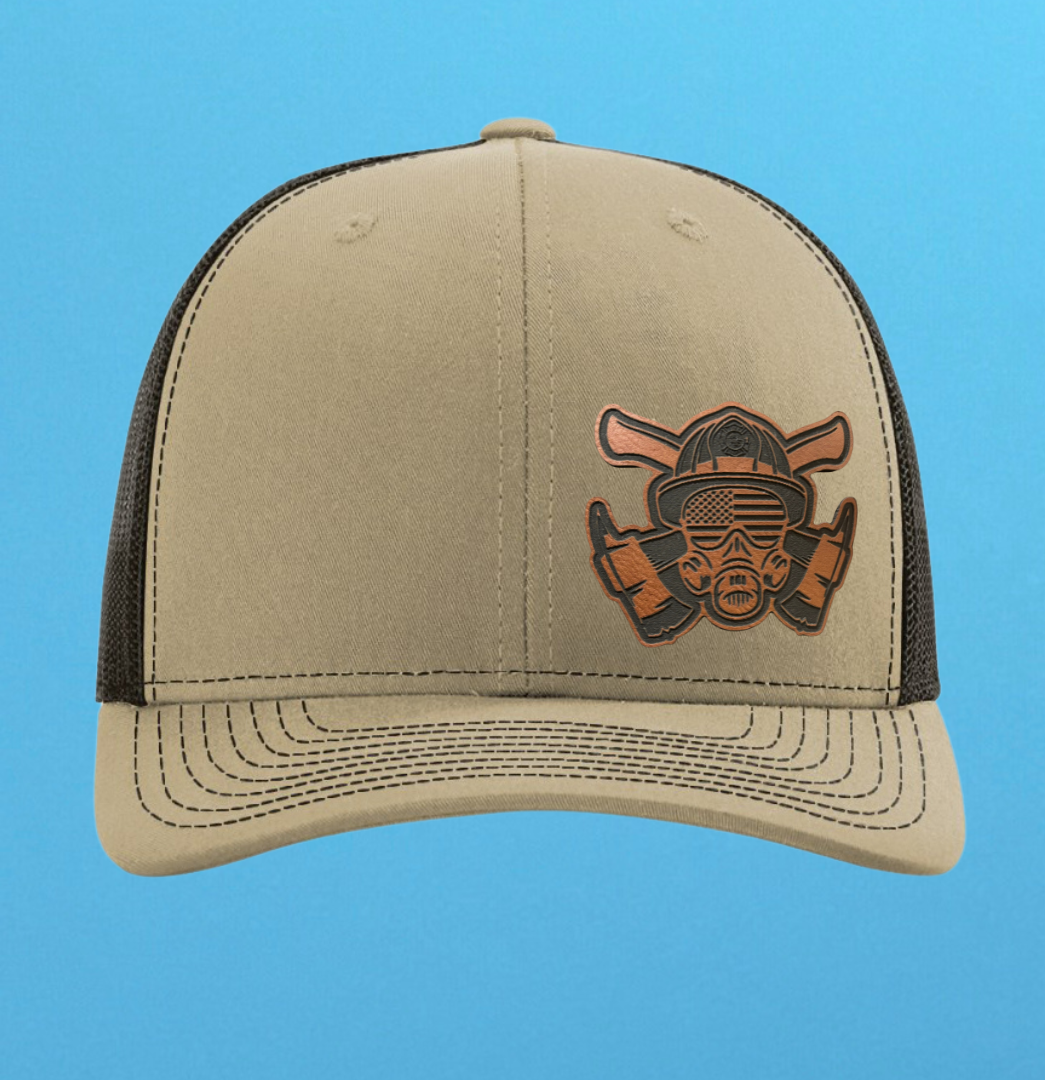 Richardson 112 Firefighter Leather Patch Hat