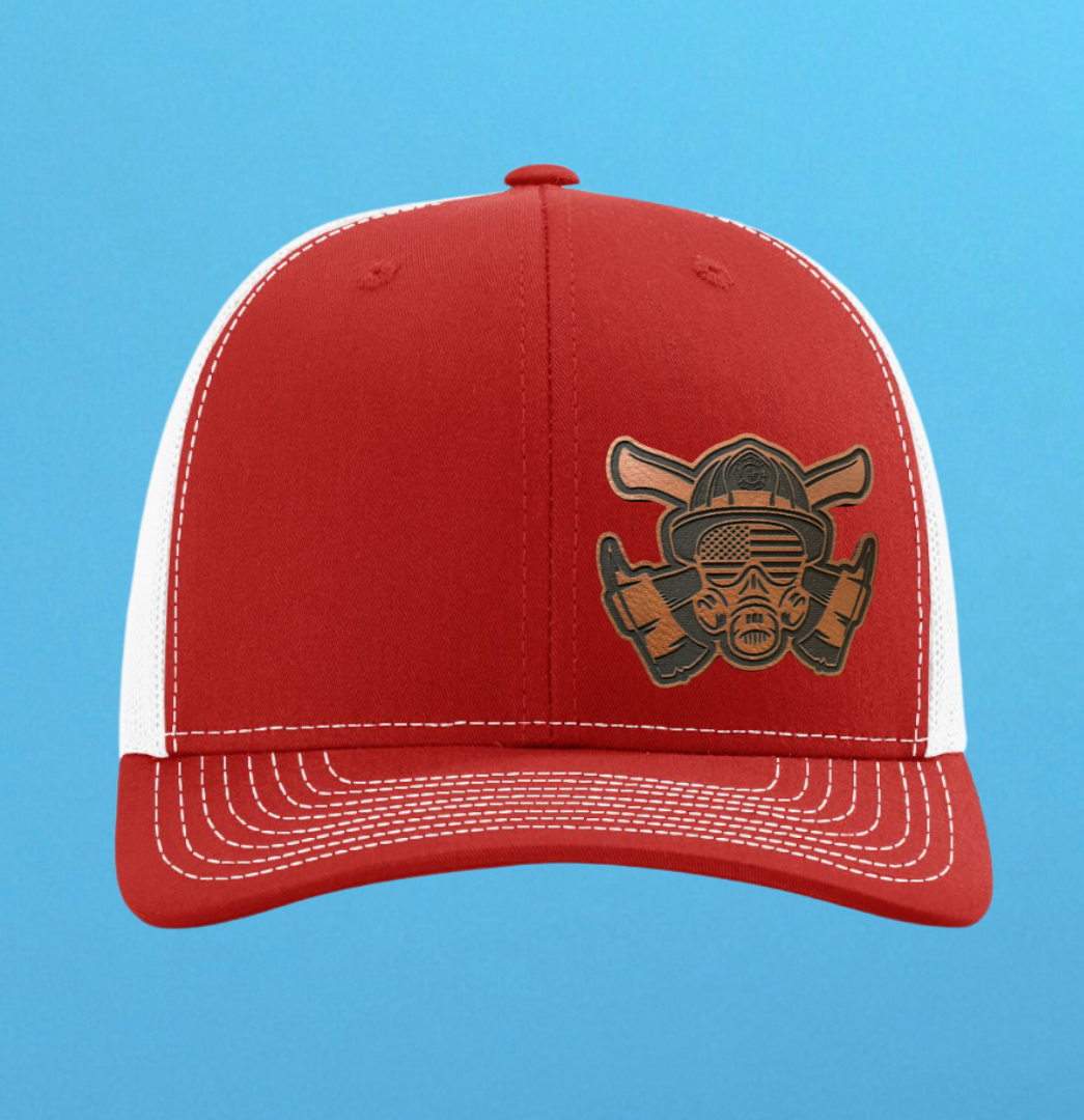Richardson 112 Firefighter Leather Patch Hat