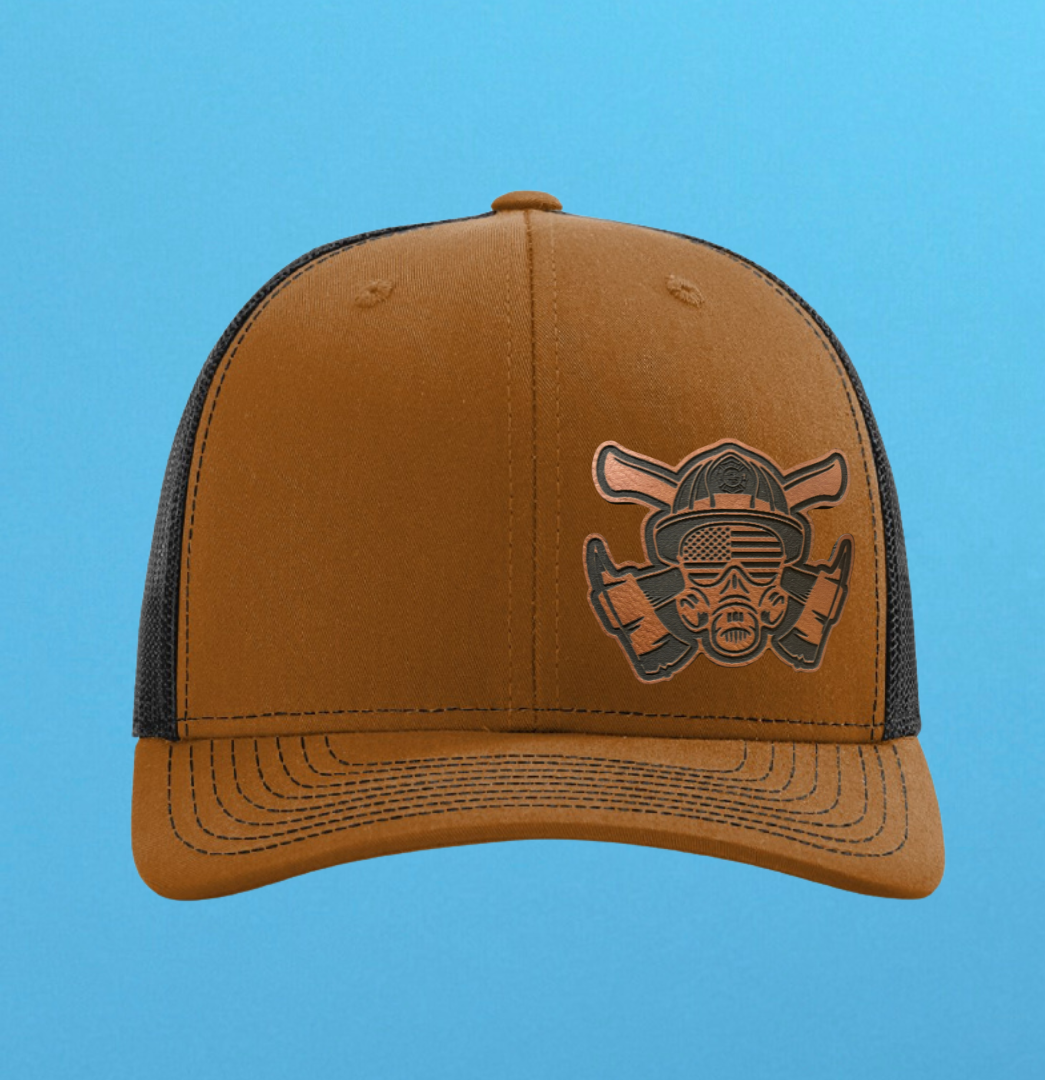 Richardson 112 Firefighter Leather Patch Hat