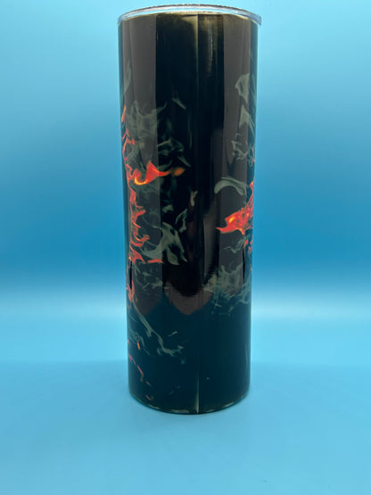 Fearless Firefighter 20-Ounce Skinny Stainless Steel Tumbler