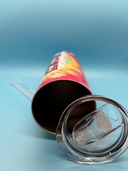 Float, Drink, Tan & Repeat 20-Ounce Skinny Stainless Steel Tumbler