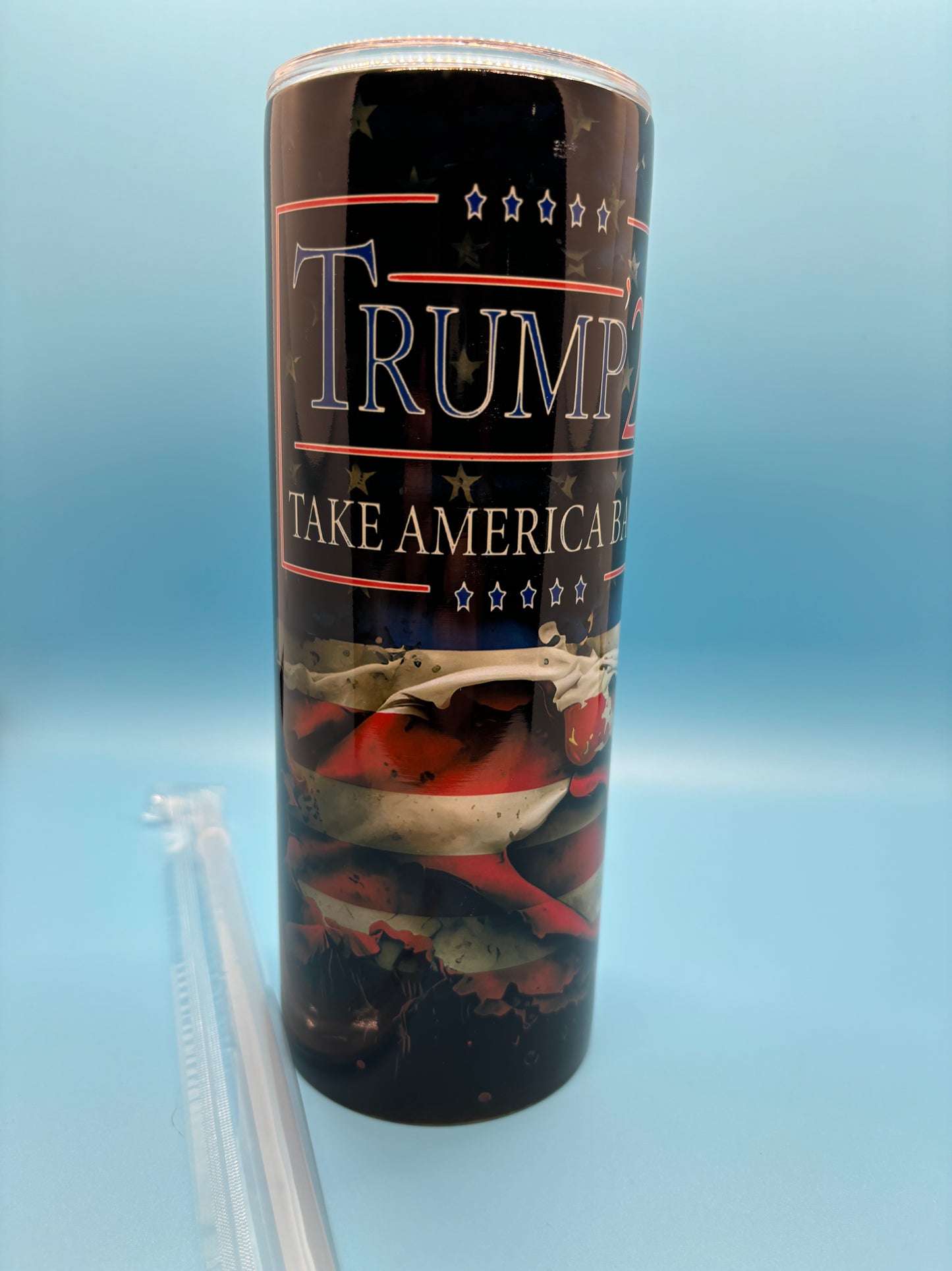 Trump 2024 20-Ounce Skinny Stainless Steel Tumbler