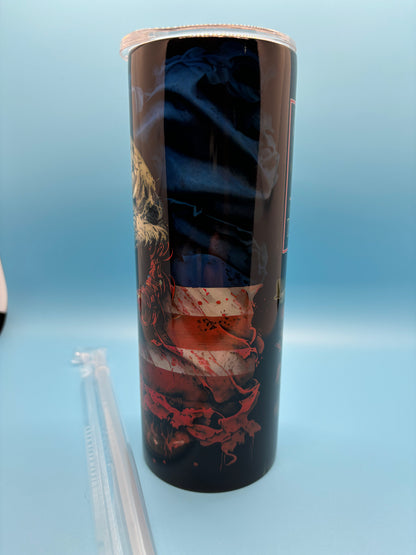Trump 2024 20-Ounce Skinny Stainless Steel Tumbler